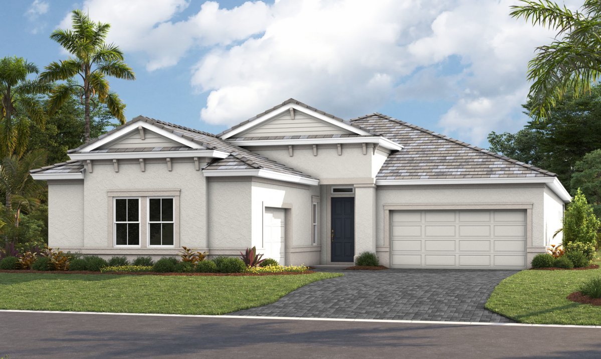 New Home Floorplans in Venice Gasparilla I Detail Floorplan