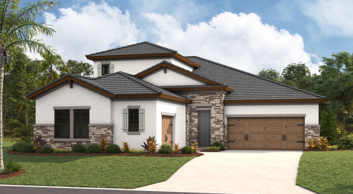 New Home Floorplans in Riverview | Gasparilla II Detail Floorplan