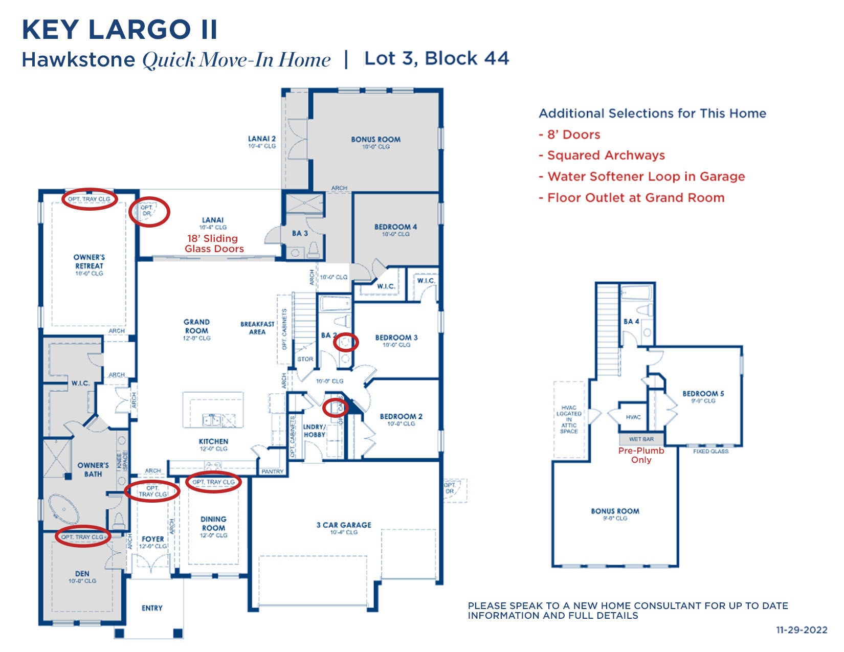 HS70 KEY LARGO II 3-44 112922 Floorplan