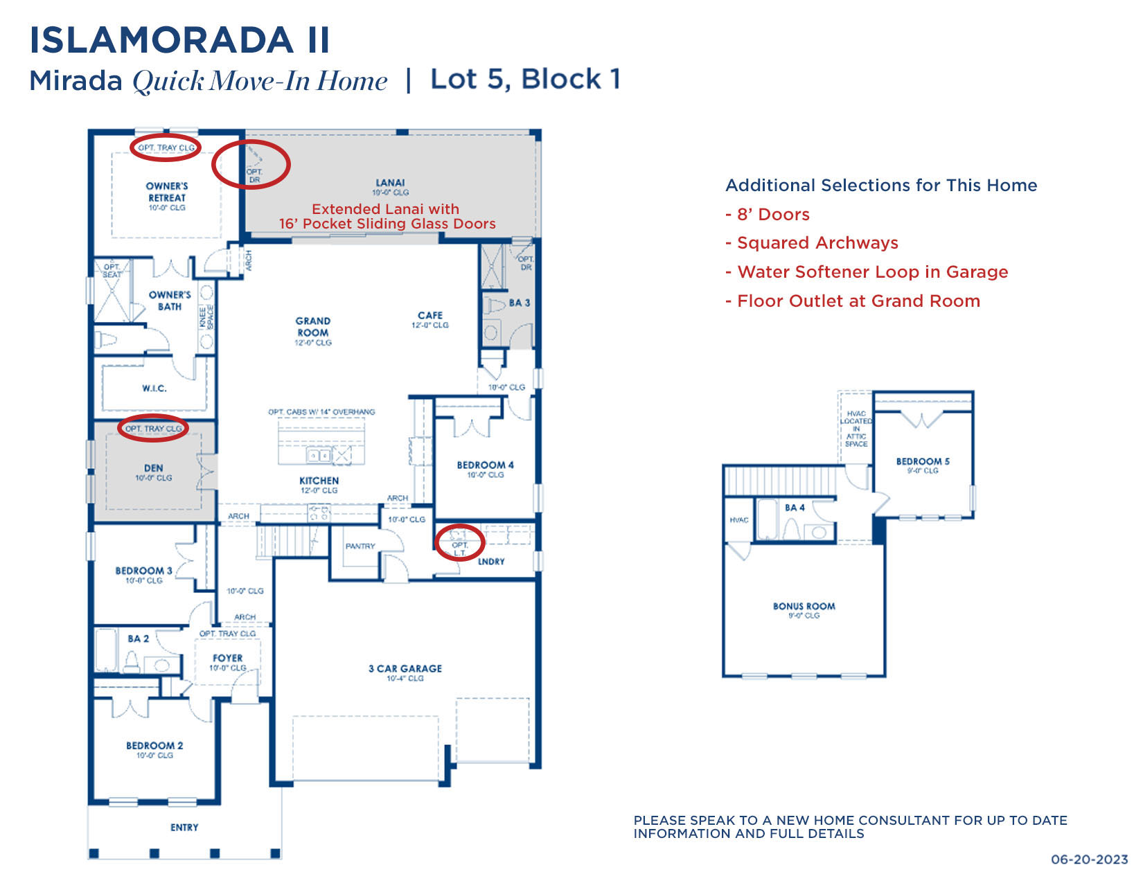 MIRADA ISLAMORADA II 5-1 62023 Floorplan