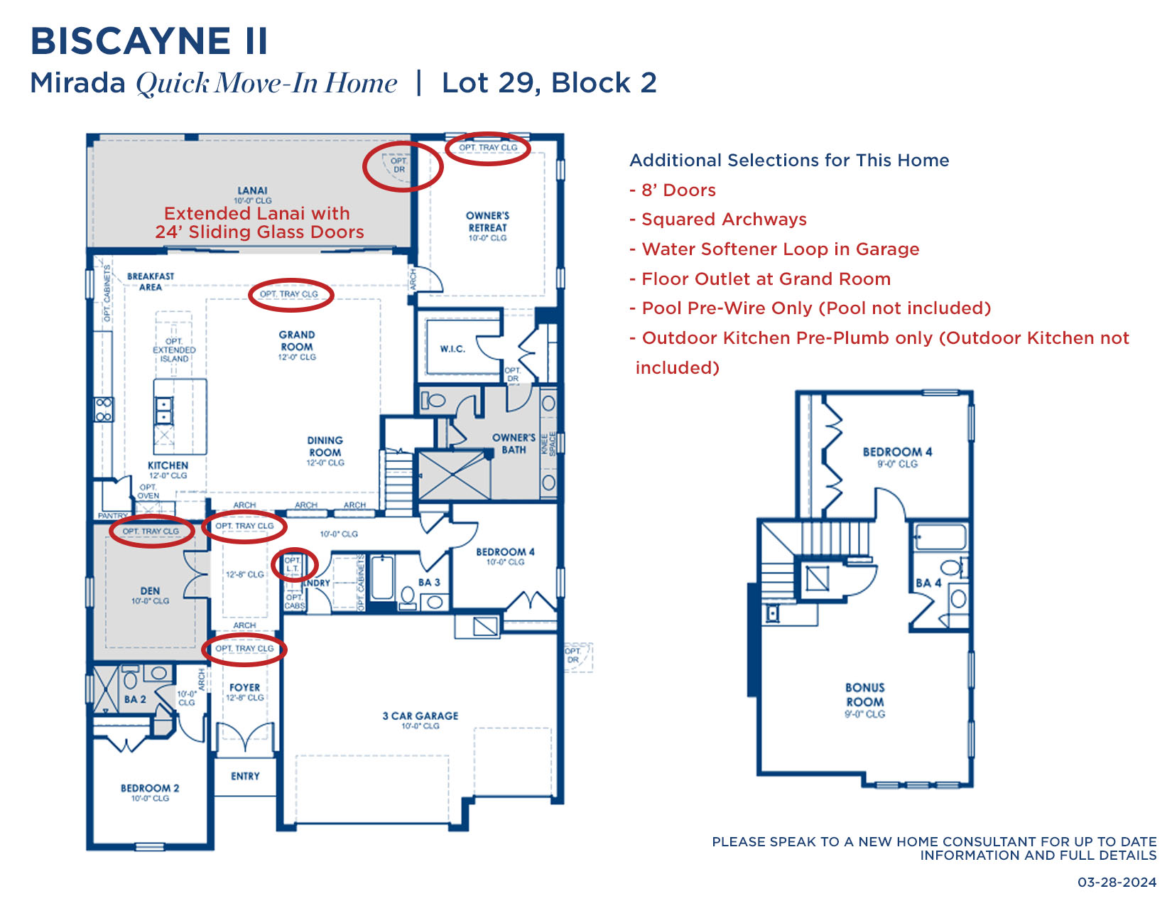 MIR BISCAYNE II 29-2 32824 Floorplan